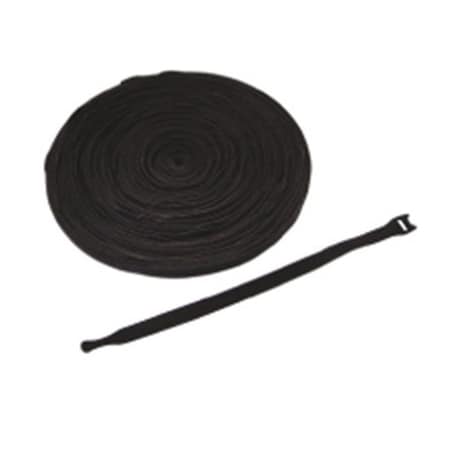 Captain Cold Cable Tie, 8 in L, Black, Cloth CA2594618